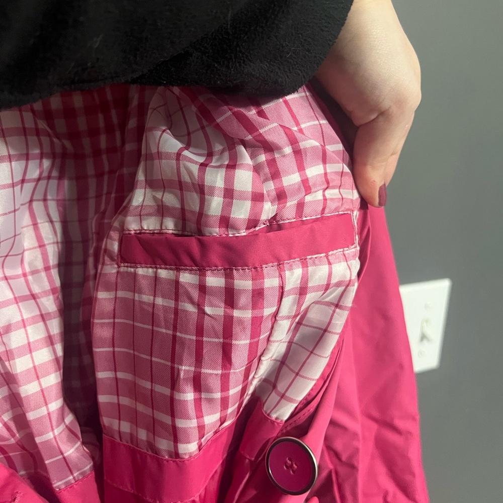 Fashion Bug Pink Trench Coat - Picture 4 of 4